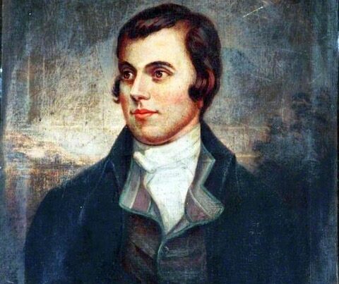 An old portrait or Robert Burns