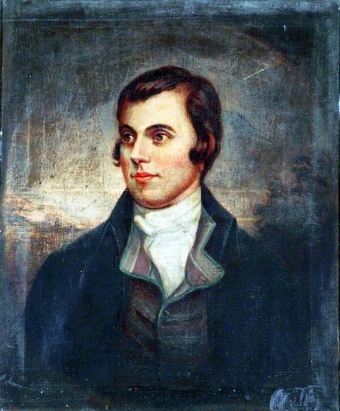 An old portrait or Robert Burns