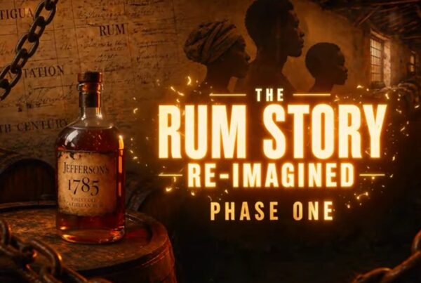 Title page of a film saying "The Rum Story Re-Imagined Phase One"